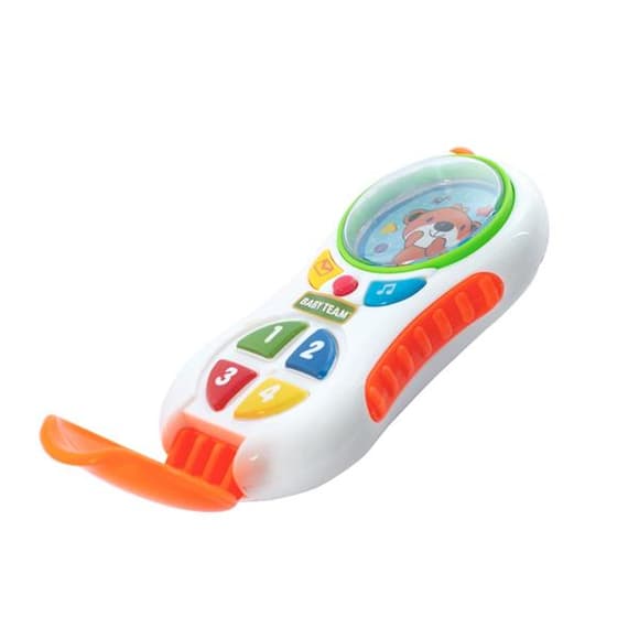 Музична іграшка Baby Team Телефон помаранчевий (8621-orange)